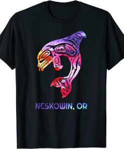 Neskowin Oregon Native American Orca Killer Whale T-Shirt