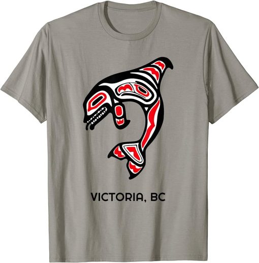 Victoria BC Canada Native American Indian Orca Killer Whales T-Shirt