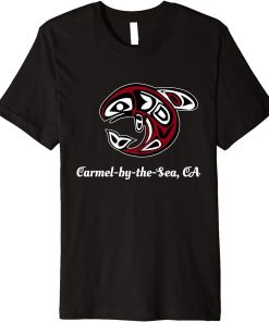 Native American Carmel-by-the-Sea CA Orca Killer Whale Premium T-Shirt