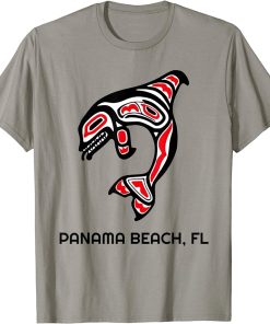 Panama Beach FL Native American Indian Orca Killer Whales T-Shirt